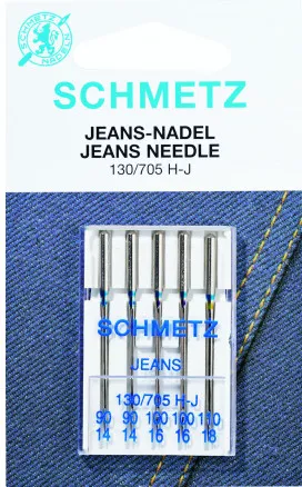 Schmetz Symaskinenåle Jeans 100 - 5 stk